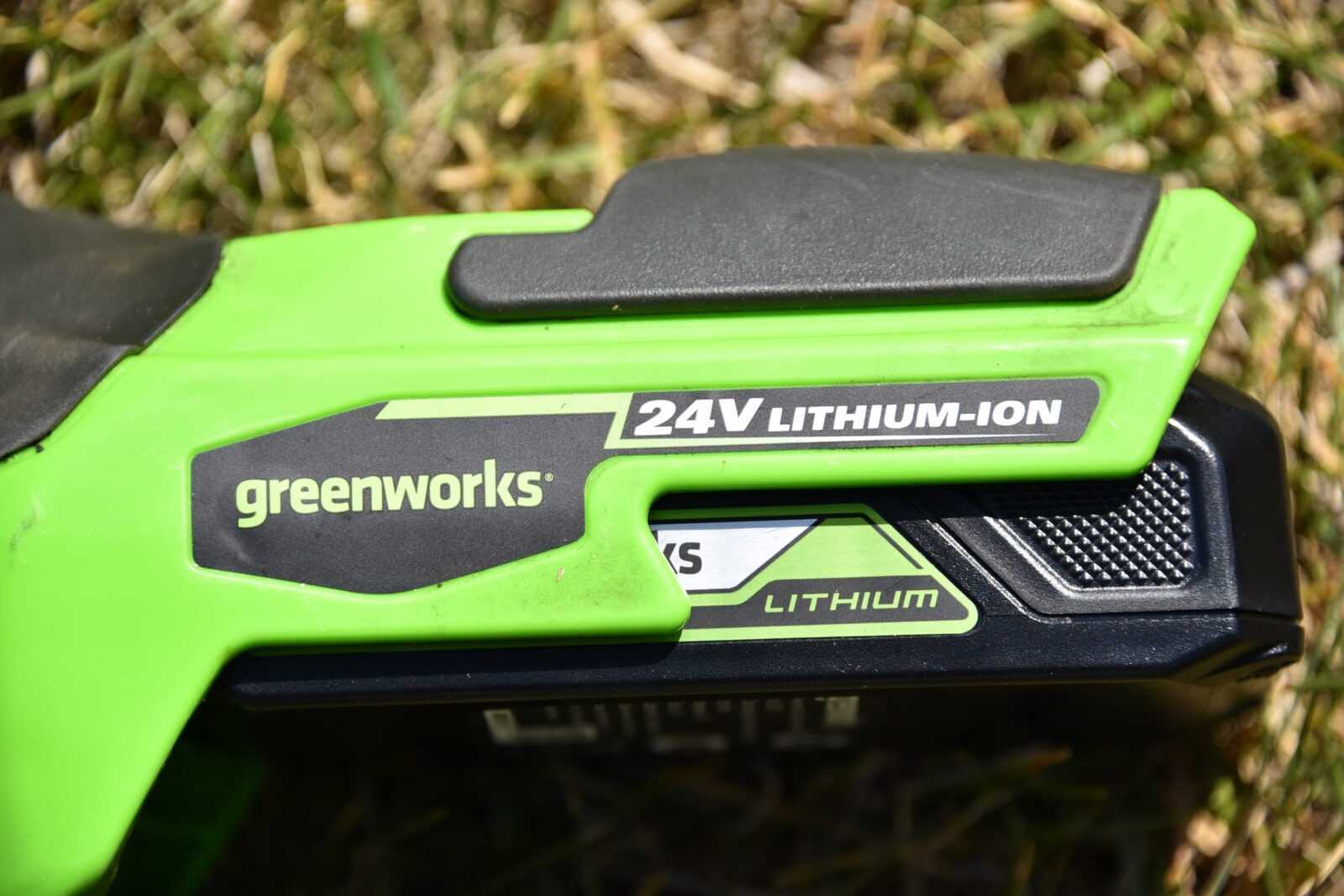 аккумулятор телескопического высотореза-сучкореза Greenworks G24PS20
