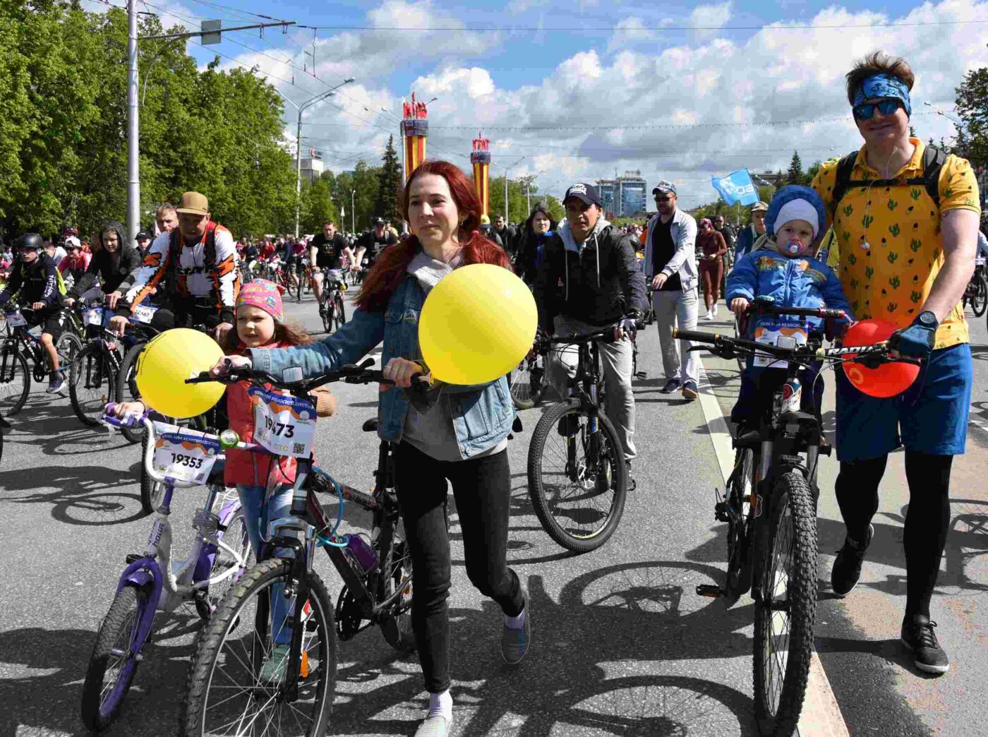 «День 1000 велосипедистов» в Уфе 2022