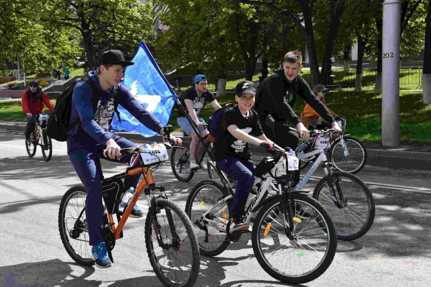День тысячи велосипедистов Уфа 2022.
